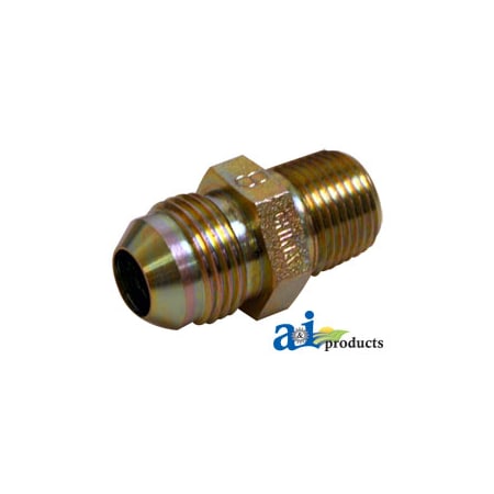 A & I Products Straight Solid Male JIC X Male NPT Adapter 3.75" x4" x2" A-43C21